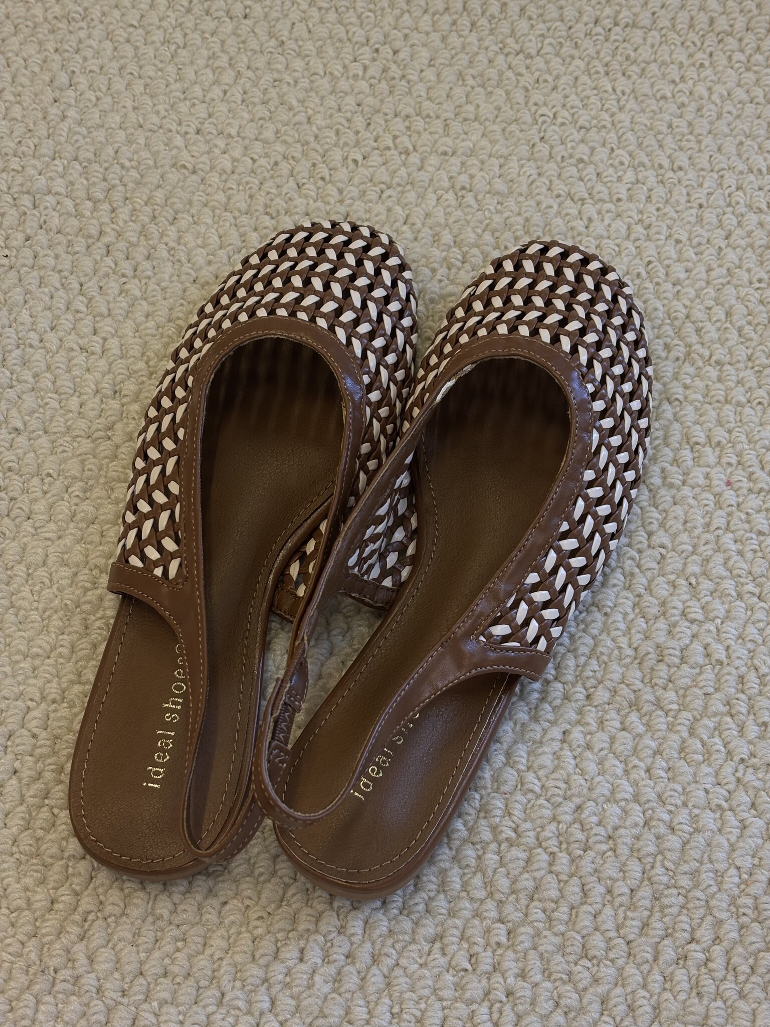 AUSTINA Ballerina (Brown/Creme)