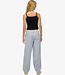 COTTON STRIPE ELASTIC TROUSER (Azure Blue Stripe )