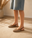 AUSTINA Ballerina (Brown/Creme)