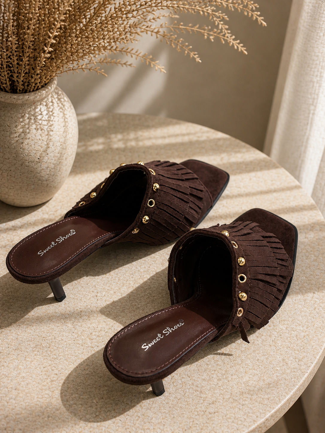 JULIA Mini Heels (Brown)