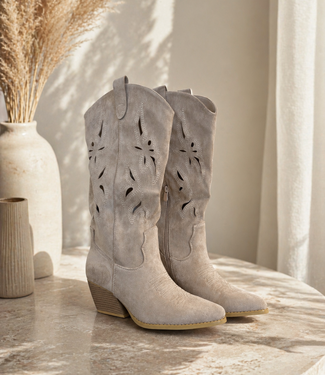 DALLAS Cowboy Boots (Beige)