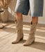 DALLAS Cowboy Boots (Beige)
