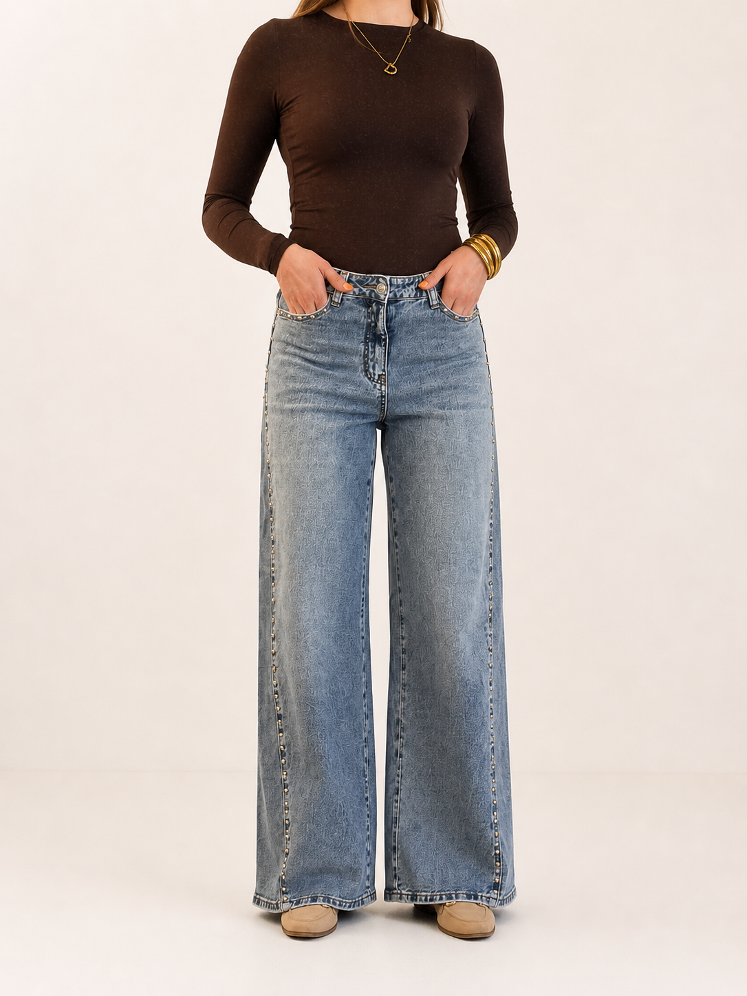 AMBER STUTS Straight Fit Jeans