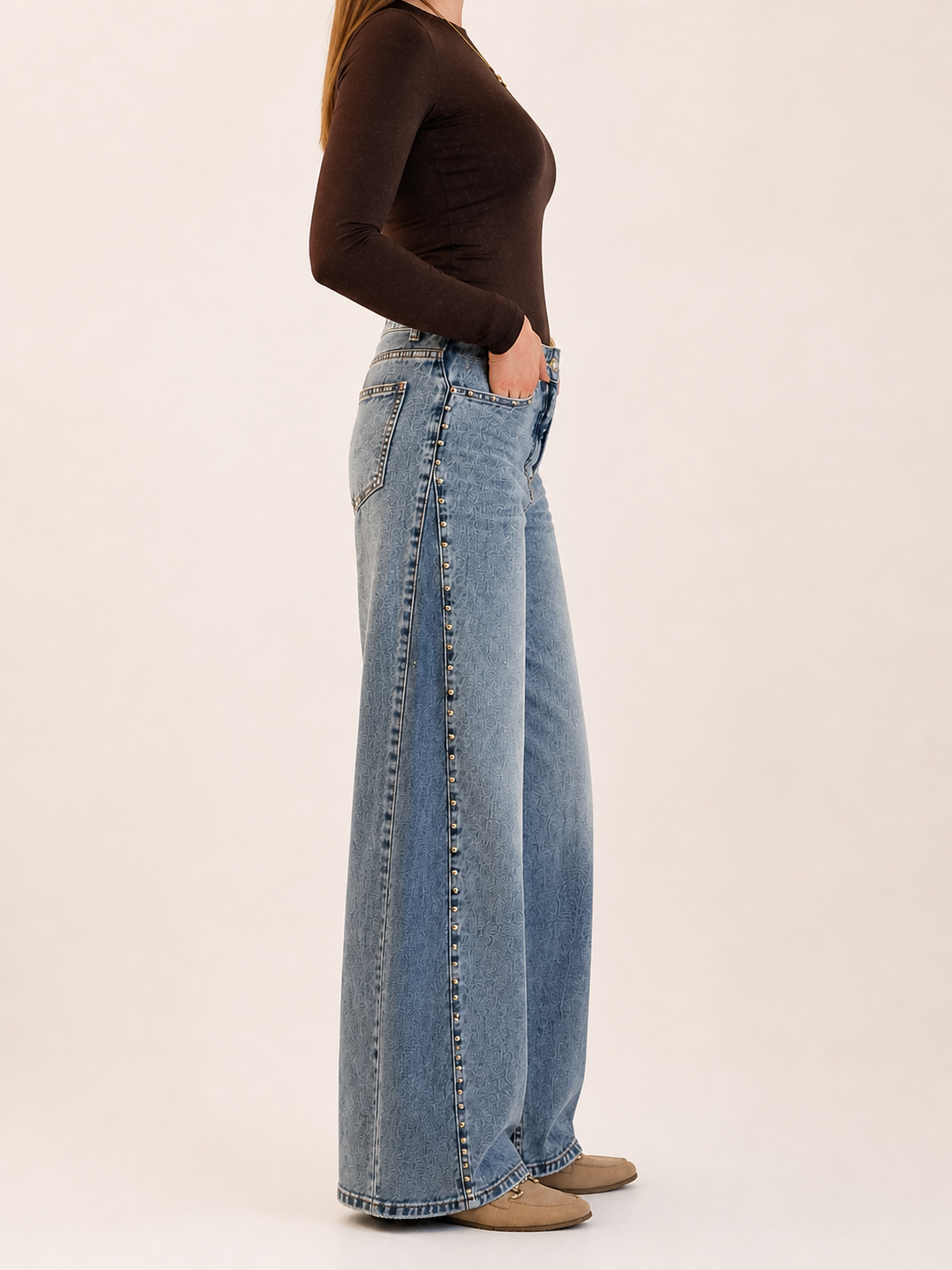 AMBER STUTS Straight Fit Jeans
