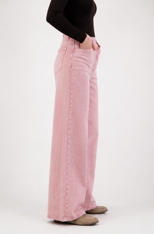 AMELI Straight Fit Jeans (Pink)