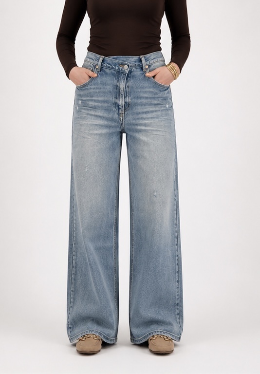 AMELI Straight Fit Jeans (Light Blue Denim)