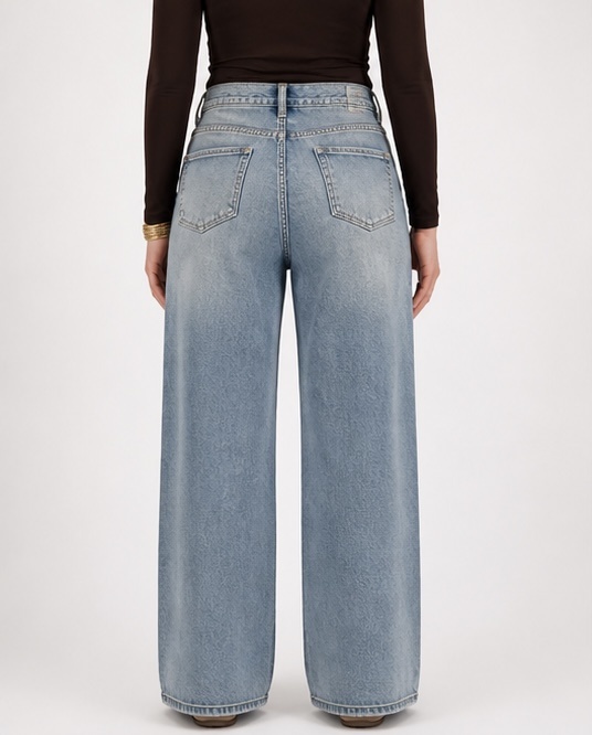 AMELI Straight Fit Jeans (Light Blue Denim)