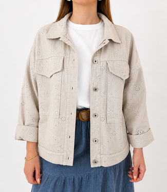 ARI Boho Spijkerjas (Beige)