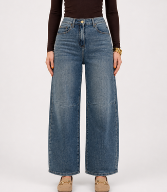 LOLA Mom Fit Jeans (Medium Blue Denim)