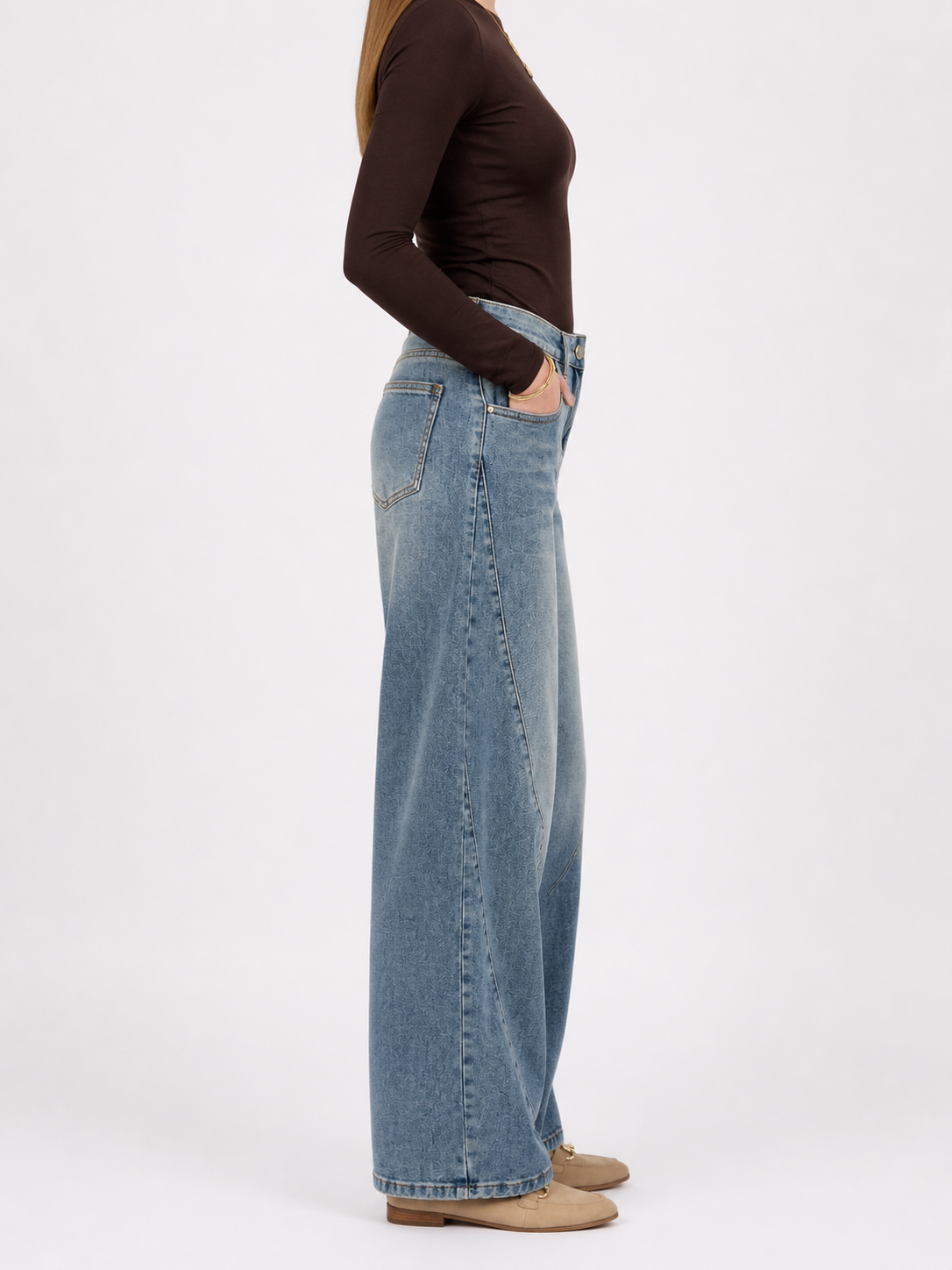 LILI Ballon Fit Jeans (Medium Blue Denim)