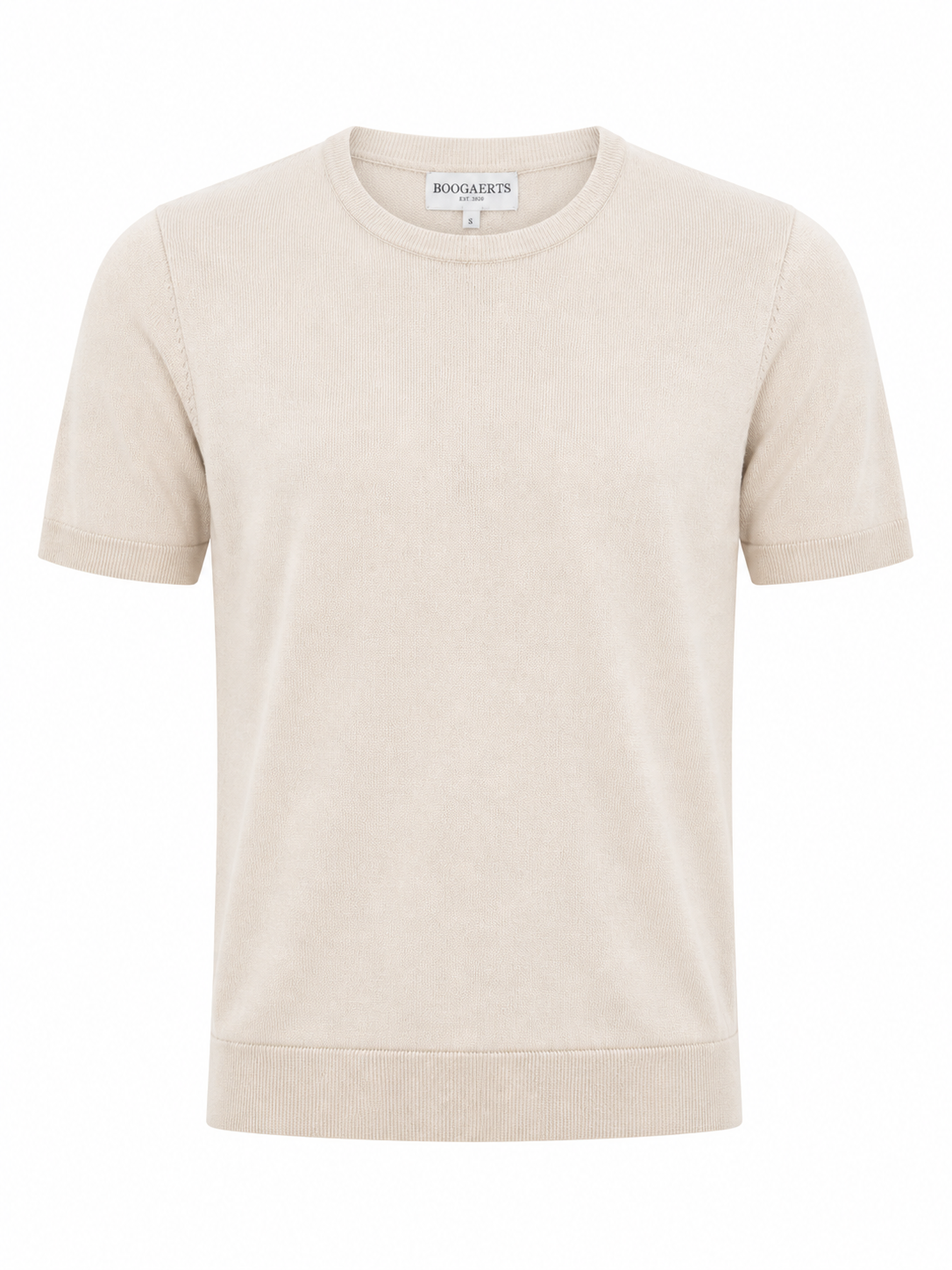 MARCELLO KNIT T-SHIRT (BEIGE)