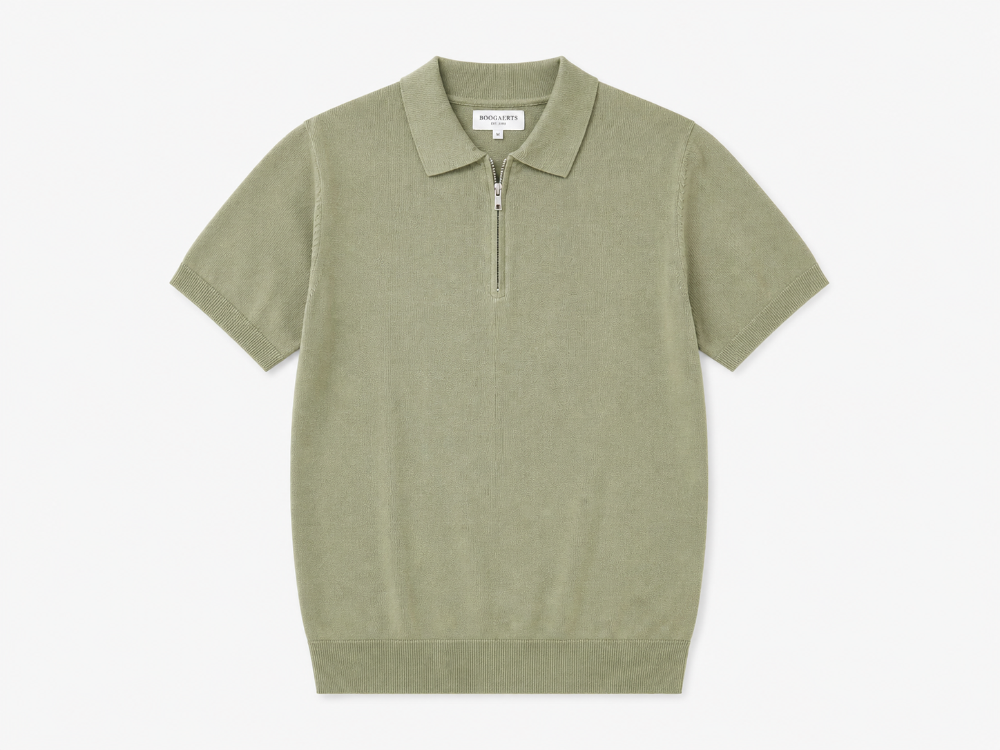 LEONARDO ZIP POLO (LIGHT GREEN)