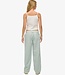 COTTON STRIPE ELASTIC TROUSER (PEPPERMINT CHALK STRIPE)