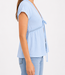 CELESTE Linen Topje (Sky Blue)