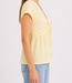 CELESTE Linen Topje (Yellow)