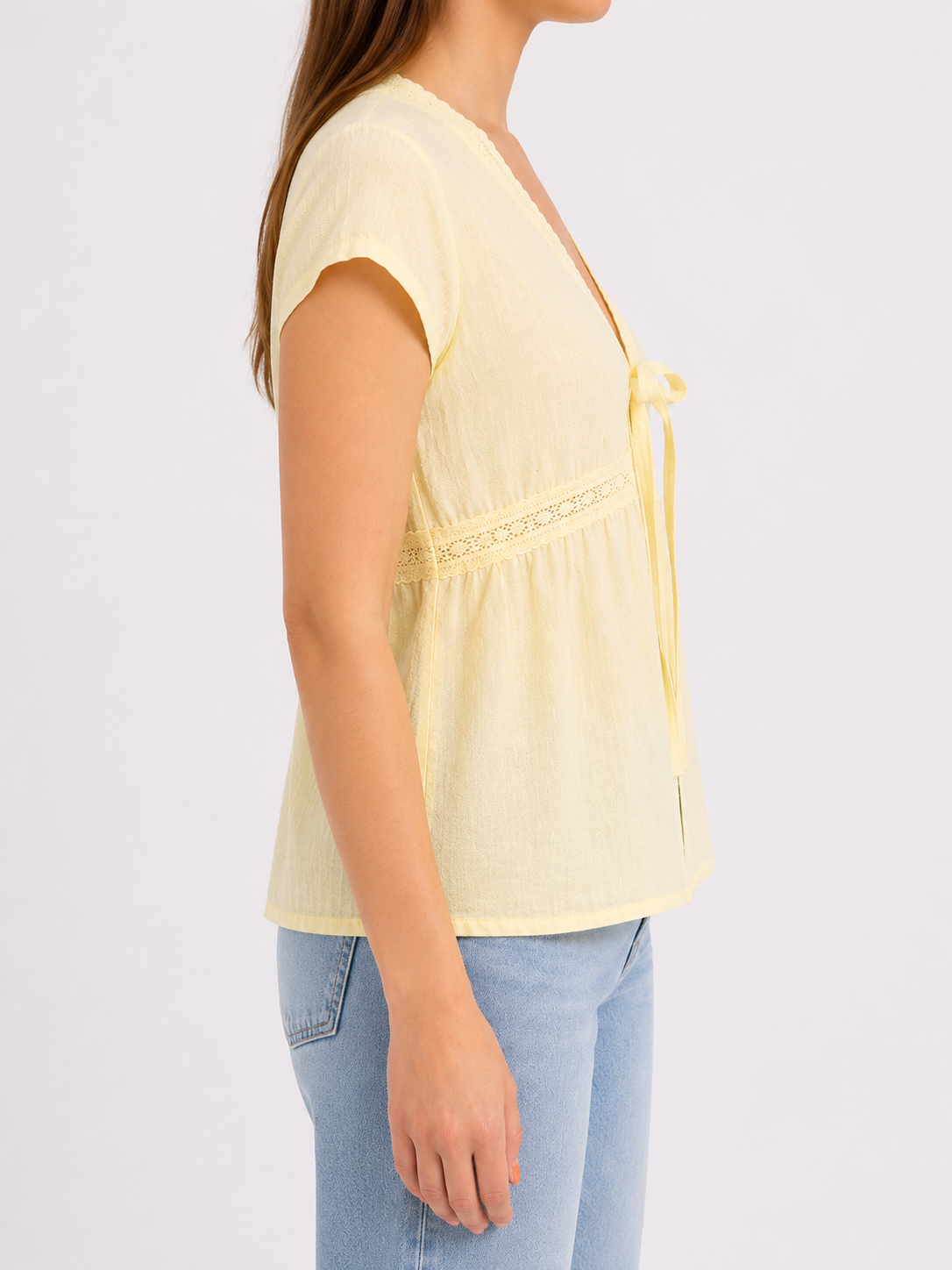 CELESTE Linen Topje (Yellow)