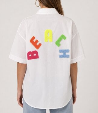 BEACH Multicolor Shirt (White)