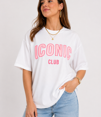 ICONIC T-Shirt (White/Pink)