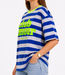 CLUB AMOUR  Stripes (Neon Green/Blue)