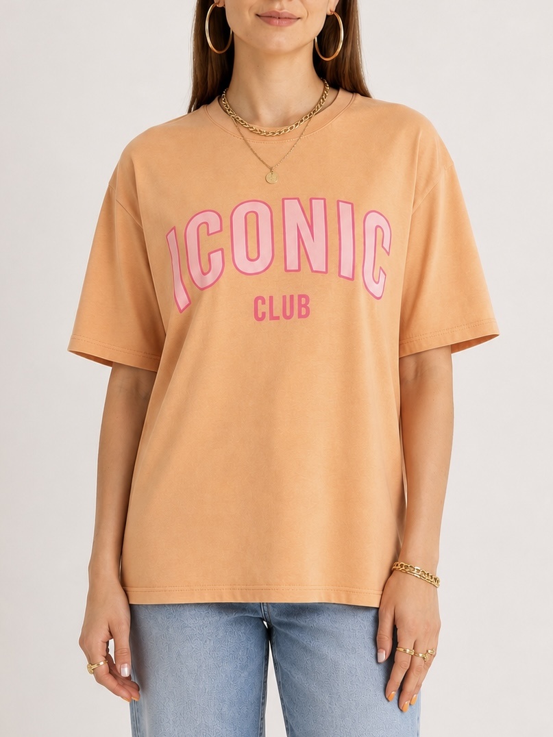 ICONIC T-Shirt (Orange/Pink)