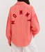 MOMMY Stripes Shirt (Neon Orange/Purple)