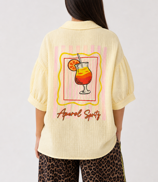 APEROL SPRITZ Cotton Shirt (Yellow)
