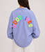 GOOD VIBES Multicolor Stripes Shirt (Blue)