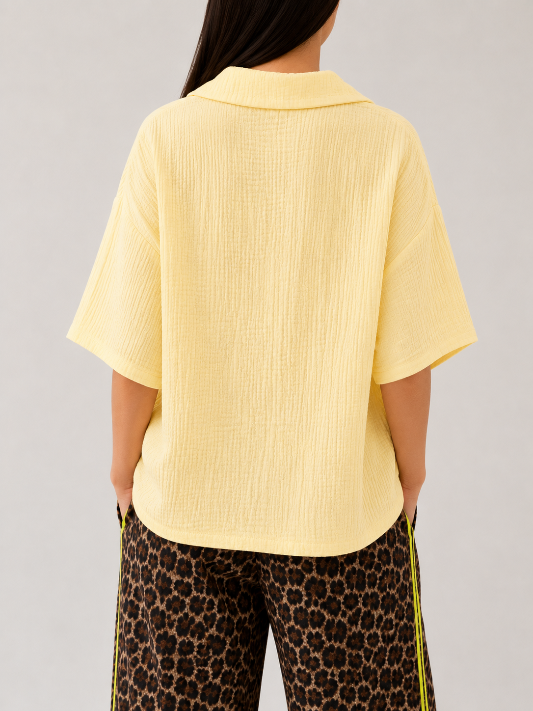ICONIC Cotton Shirt (Yellow)