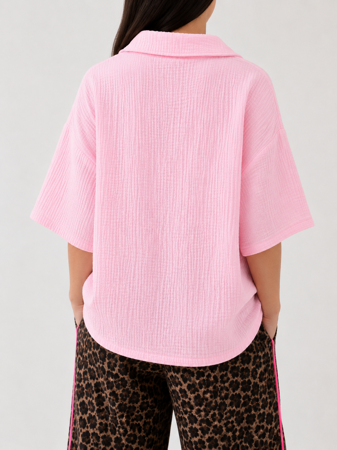 ICONIC Cotton Shirt (Pink)