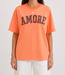 AMOUR LEO Stripes T-shirt (Neon Orange/Orange)