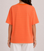 AMOUR LEO Stripes T-shirt (Neon Orange/Pink)