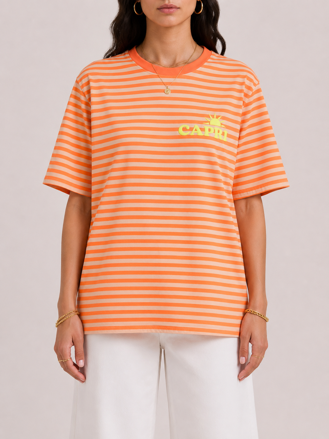 CAPRI SUN Stripes T-shirt (Orange/Neon Orange)