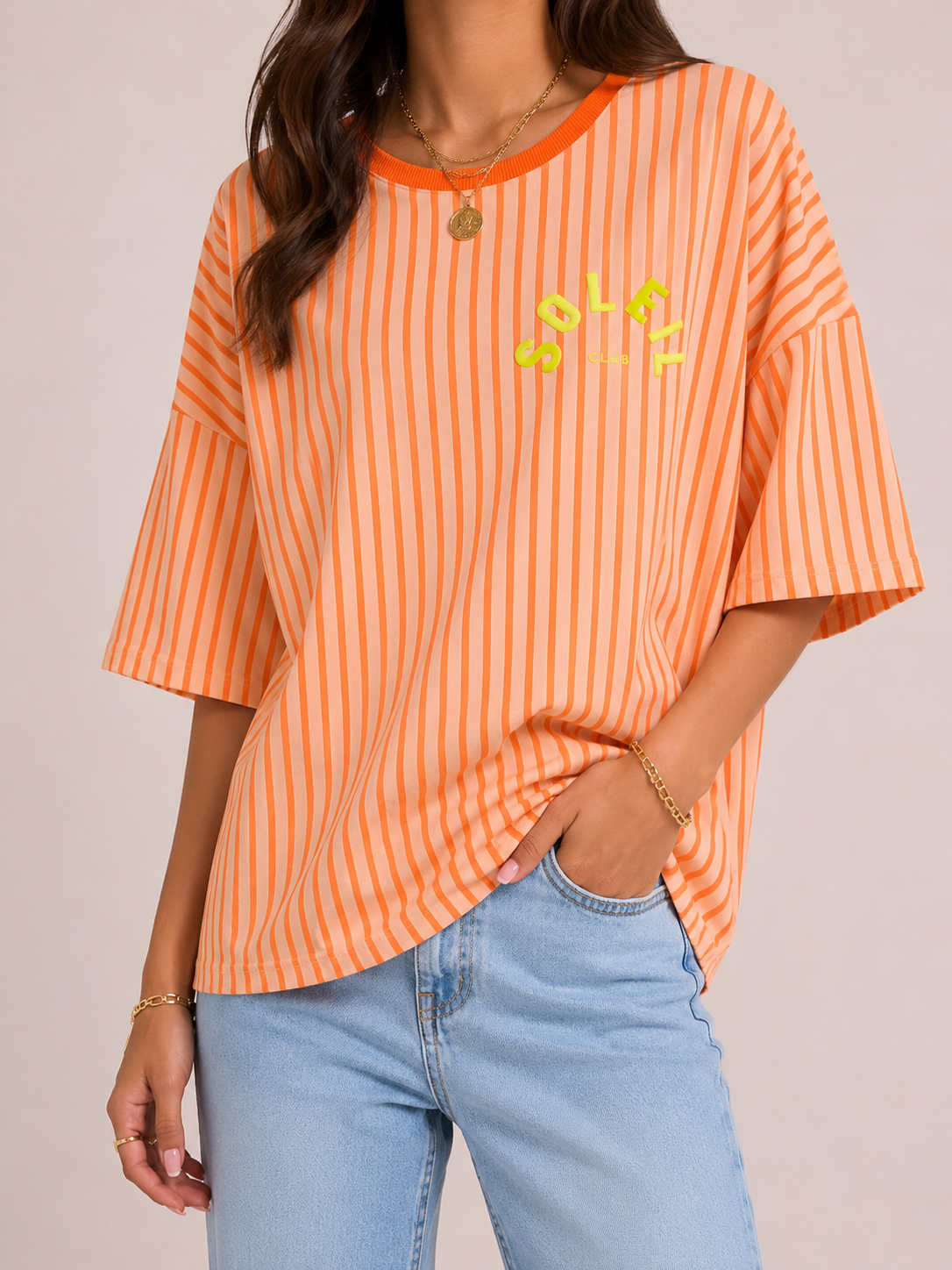 SOLEIL 3D Stripes (Orange/Neon Orange)