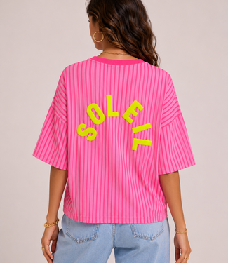 SOLEIL 3D Stripes (Hot Pink/Neon Pink)