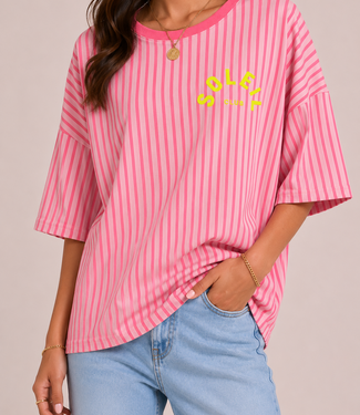 SOLEIL 3D Stripes (Light Pink/Neon Pink)