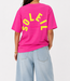 SOLEIL Stripes T-Shirt (Hot Pink/Pink)