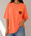 IBIZA FLOWER T-Shirt (Neon Orange)