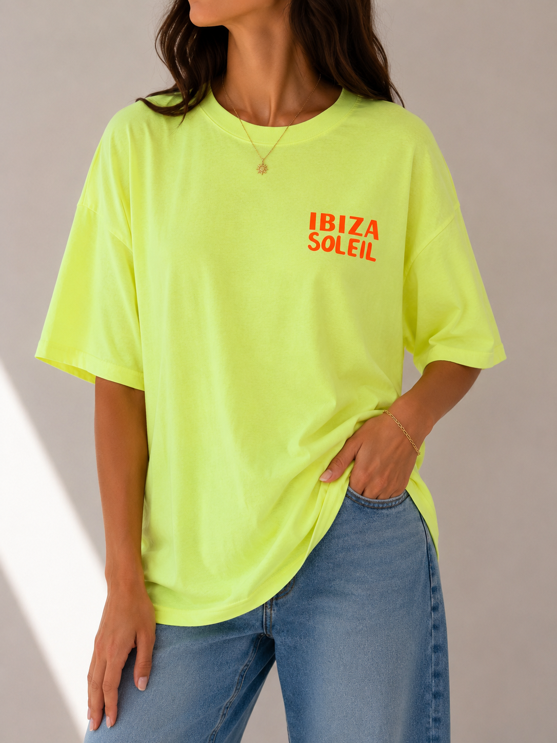 IBIZA SOLEIL T-Shirt (Neon Yellow)