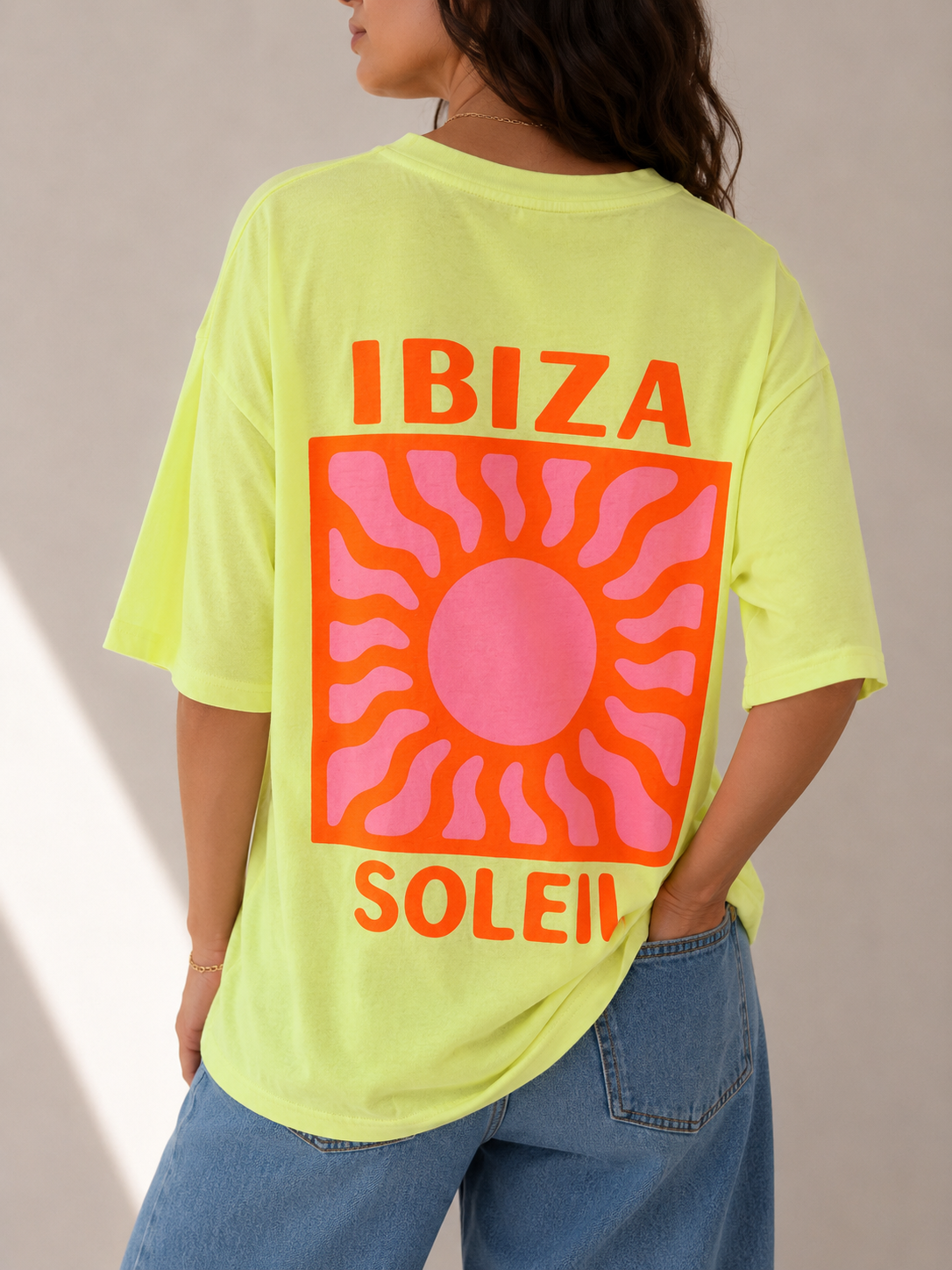 IBIZA SOLEIL T-Shirt (Neon Yellow)