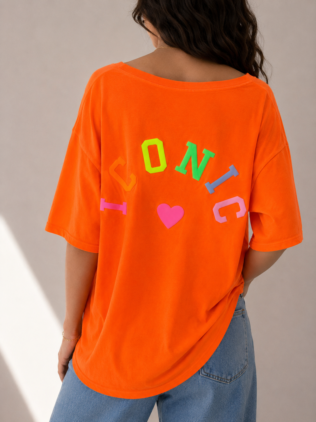 ICONIC SS Shirt (Neon Orange)