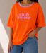 CLUB AMOUR  SS Shirt (Neon Orange)