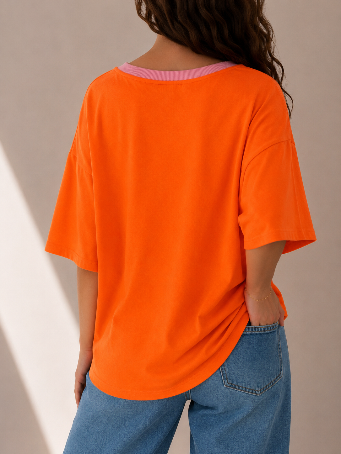 CLUB AMOUR  SS Shirt (Neon Orange)