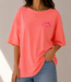 ICONIC SS Shirt (Neon Coral)