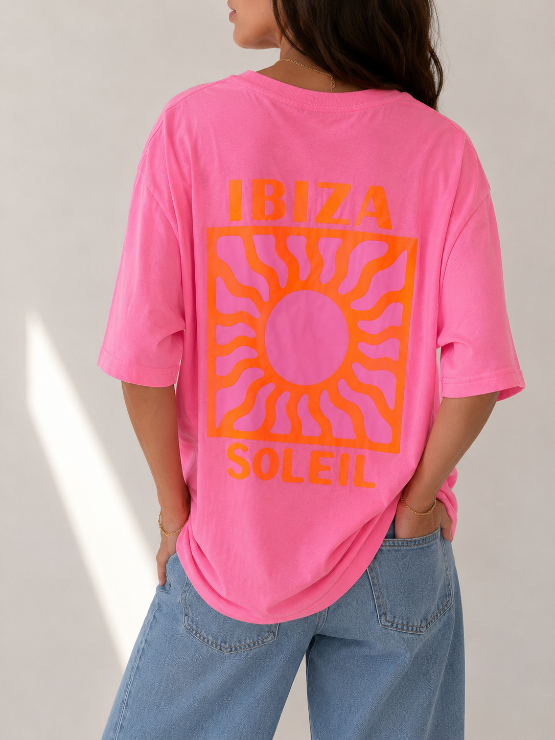 IBIZA SOLEIL T-Shirt (Hot Pink)