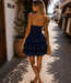 MARINA Short Dress (Navy)