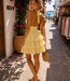 LUNA Short Dress (Yellow)