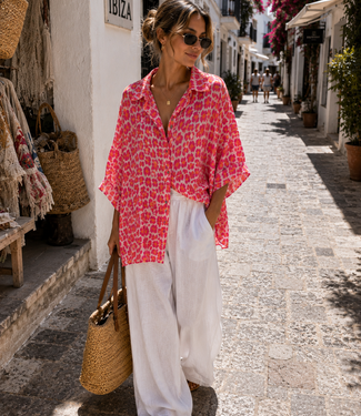 PALOMA Blouse (Fluo Leopard)