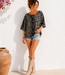 FEM Leopard Backless T-shirt (Neon Orange)