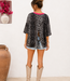 FEM Leopard Backless T-shirt (Neon Pink)