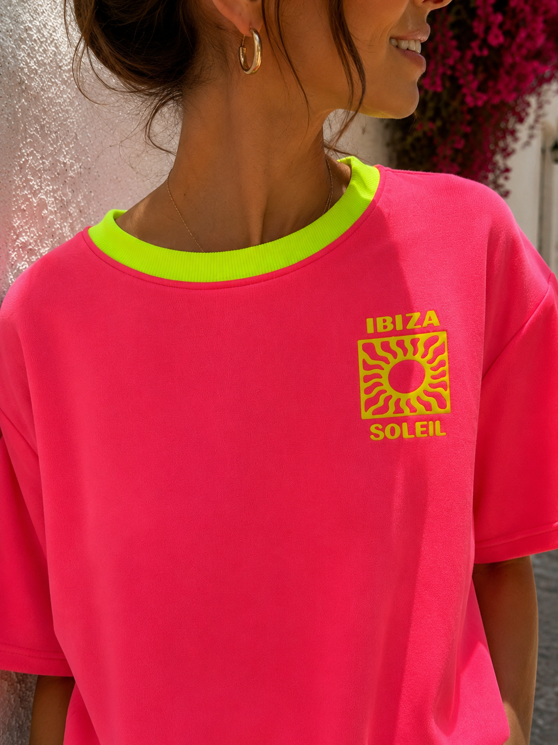 IBIZA SOLEIL Sweater (Neon Pink)